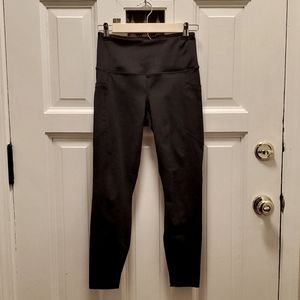 90 Degrees Black 7/8 Leggings